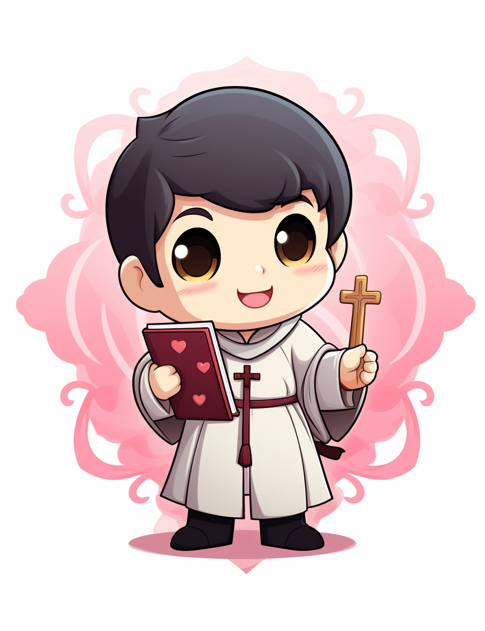 Cute Bible Character: Saint Thomas Aquinas