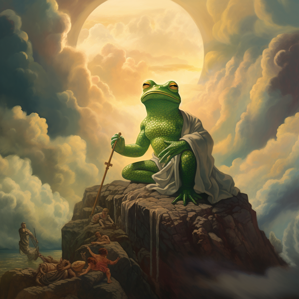 Biblically accurate rendition of Pepe ?