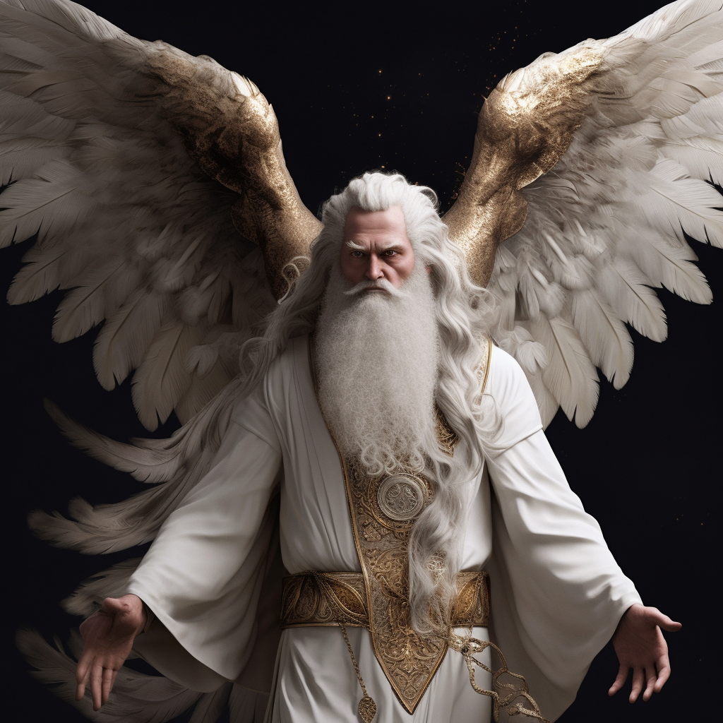 Biblically Accurate Seraphim Illustration