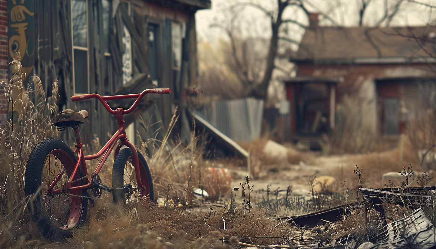 Bicycle in yard image