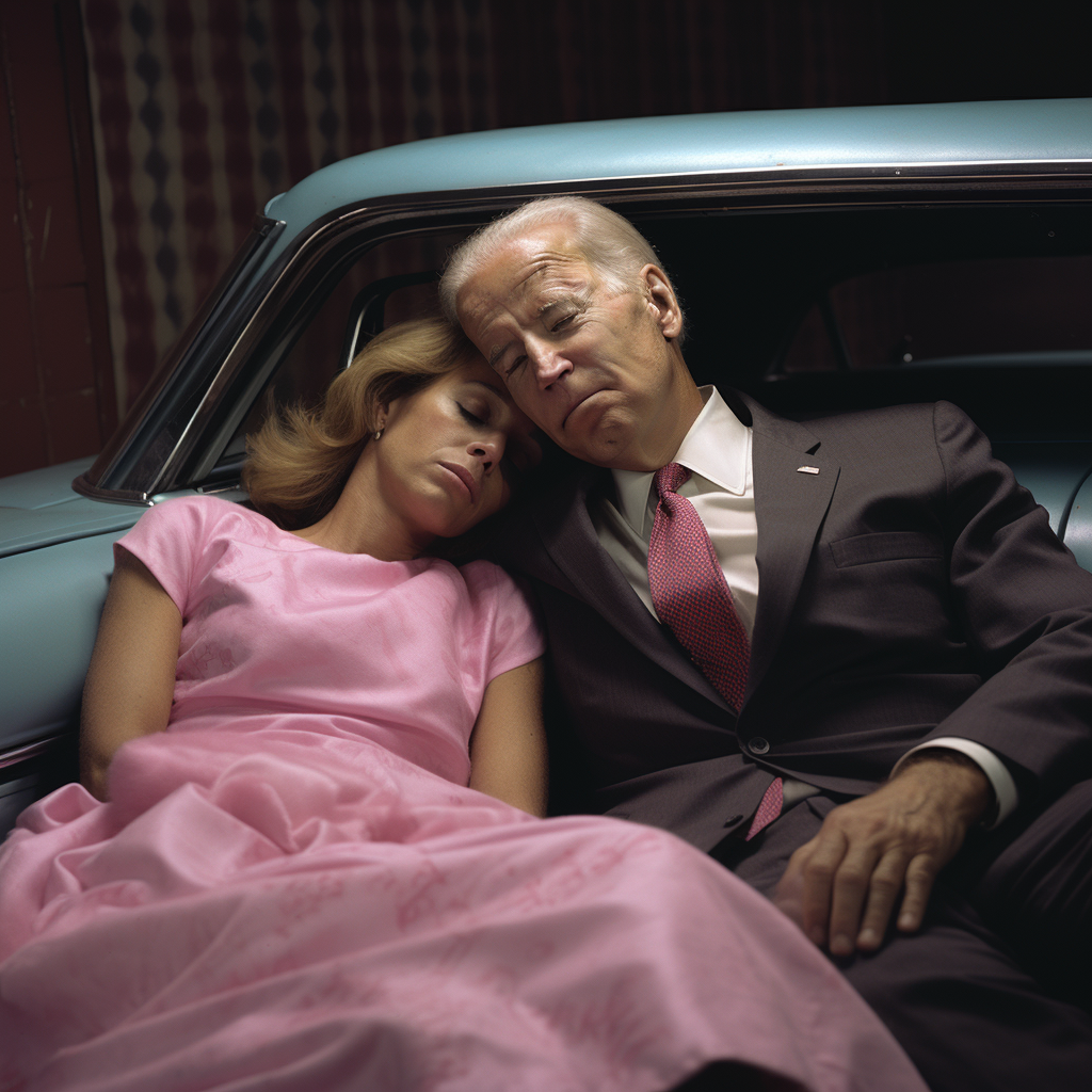 Joe Biden with GTO in Bed