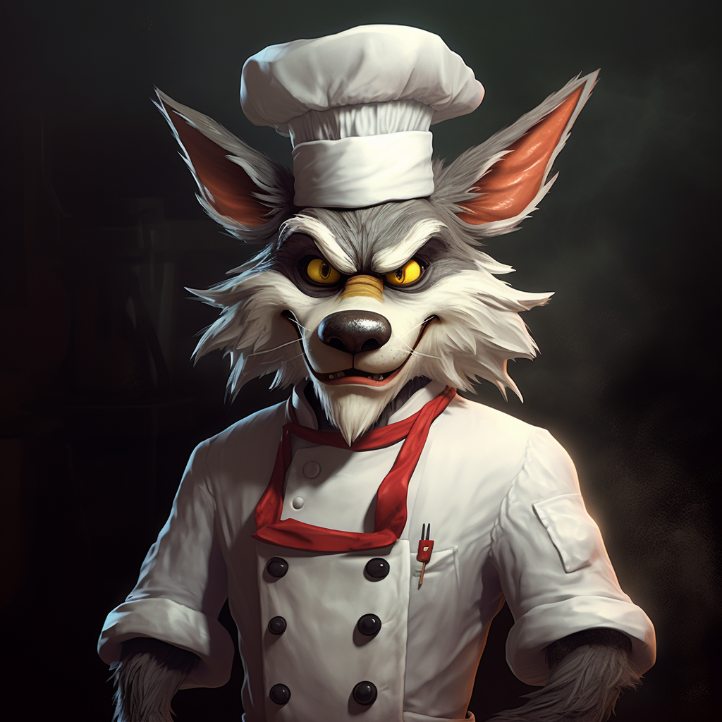 Big Bad Wolf Chef Hat