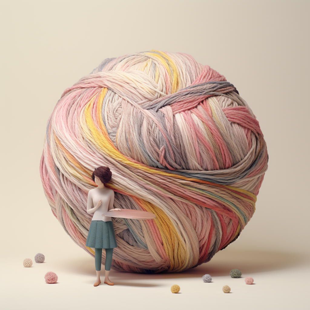 Yarn ball for stock photos