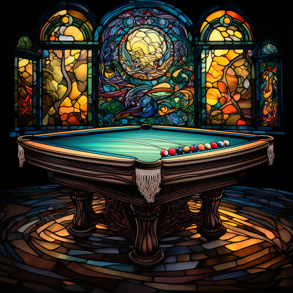 Artistic Billiards Table Painting