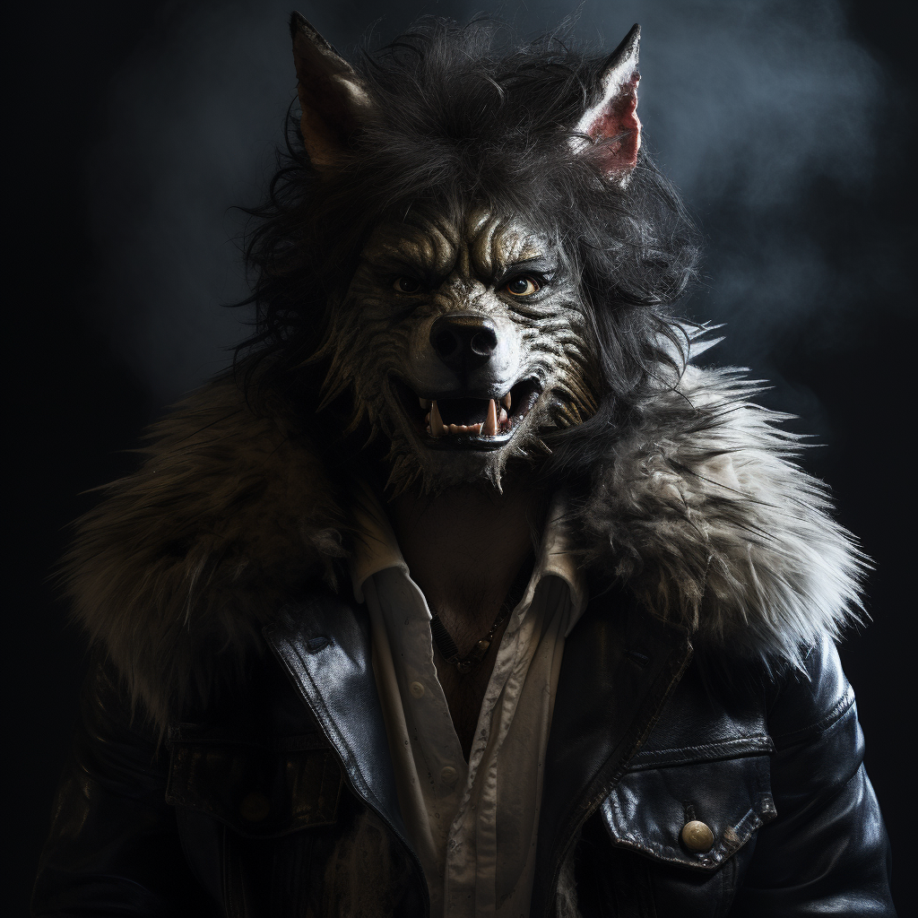 Billy Butcher as a wolf