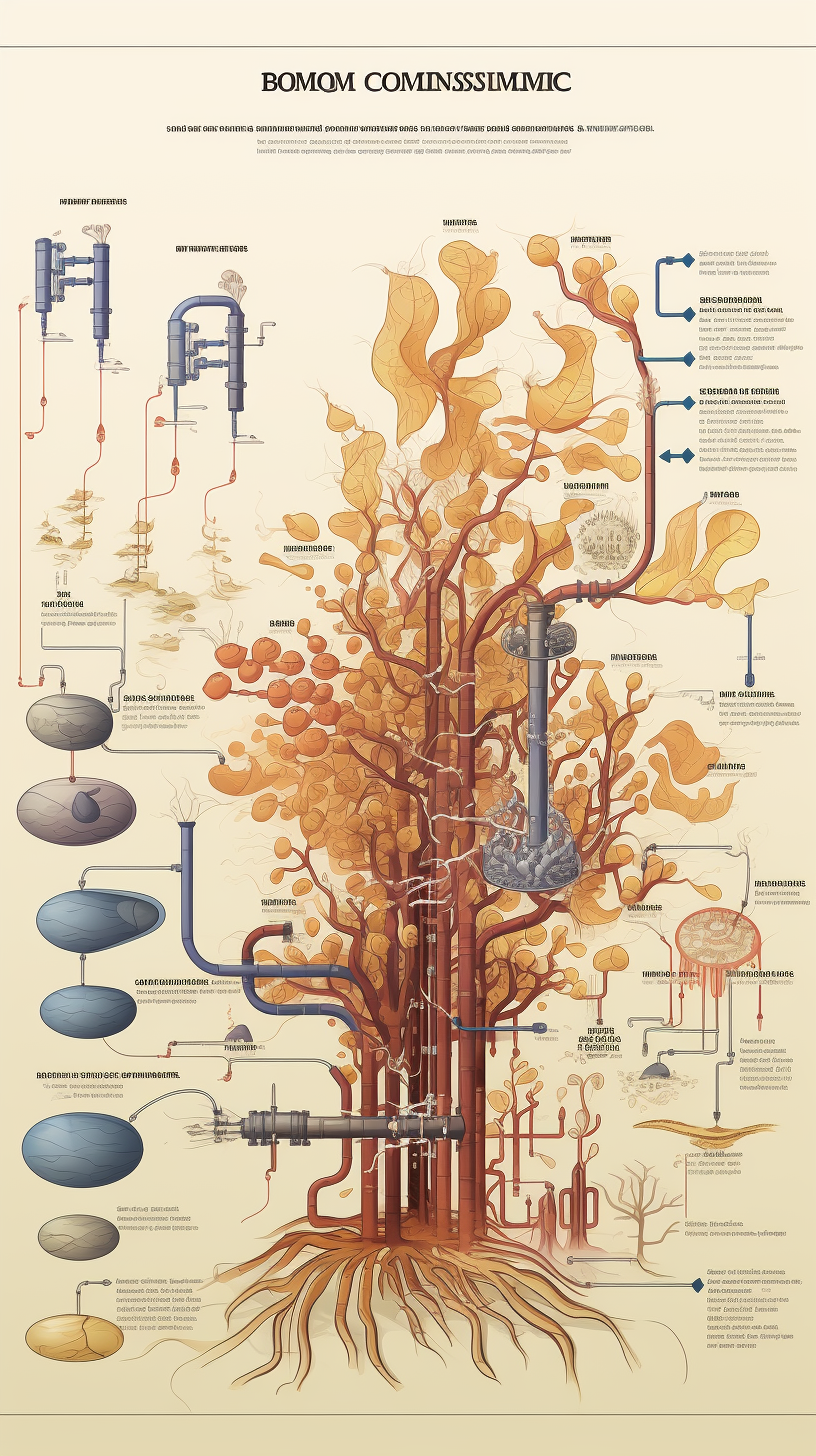 Biomass conversion TOC diagram