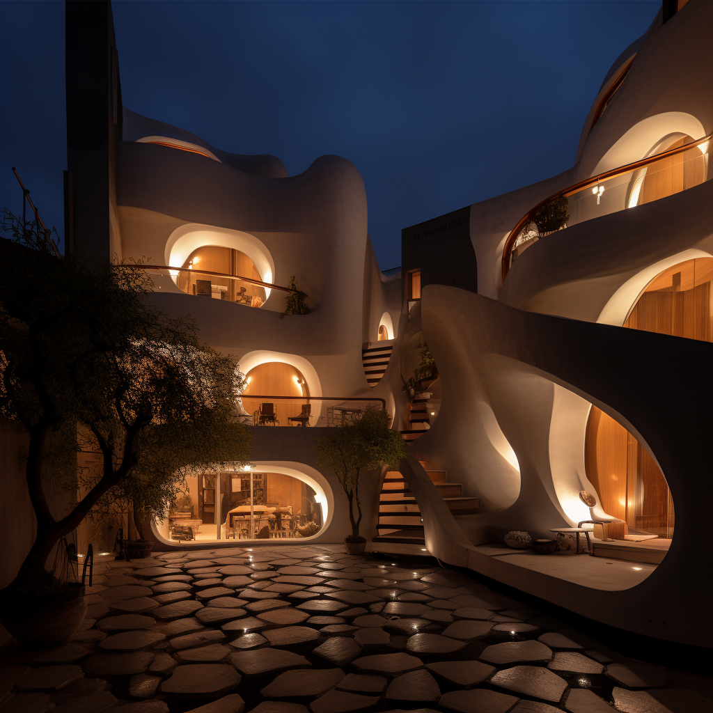 Biomimicry Residential Courtyard Lighting Design