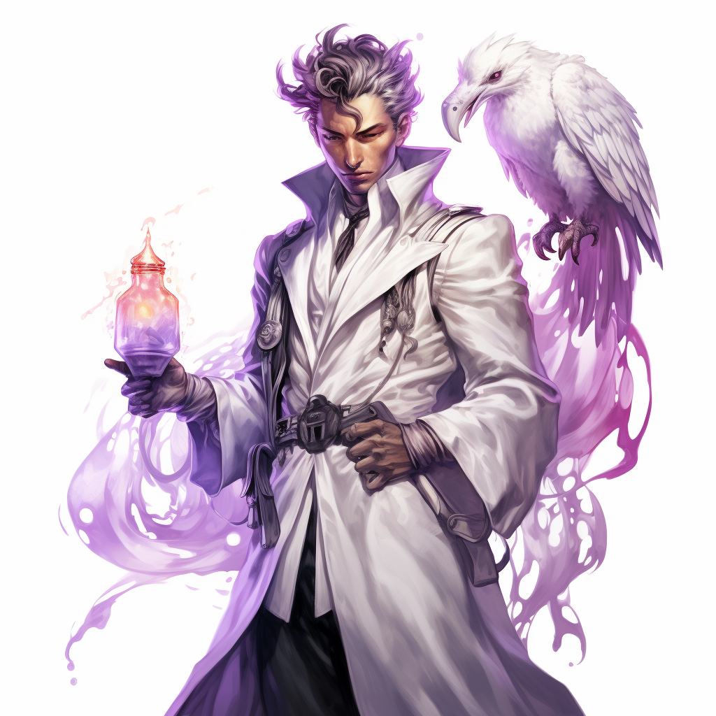 Male Birdperson Doctor with Syringe