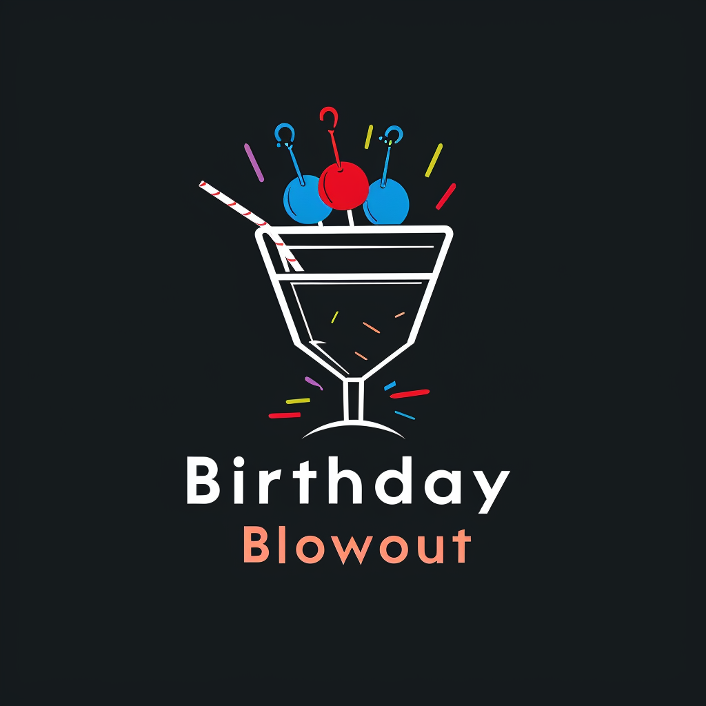 Birthday Blowout Logo Design