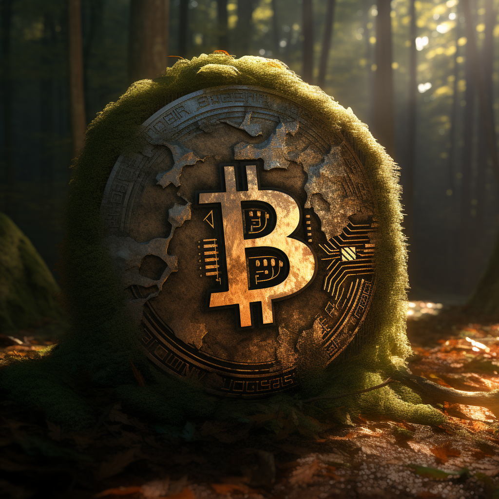 Bitcoin in Stone Forest