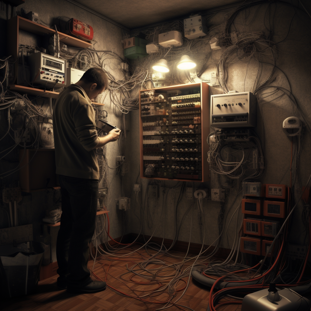 Realistic depiction of bizarre electrical happenings