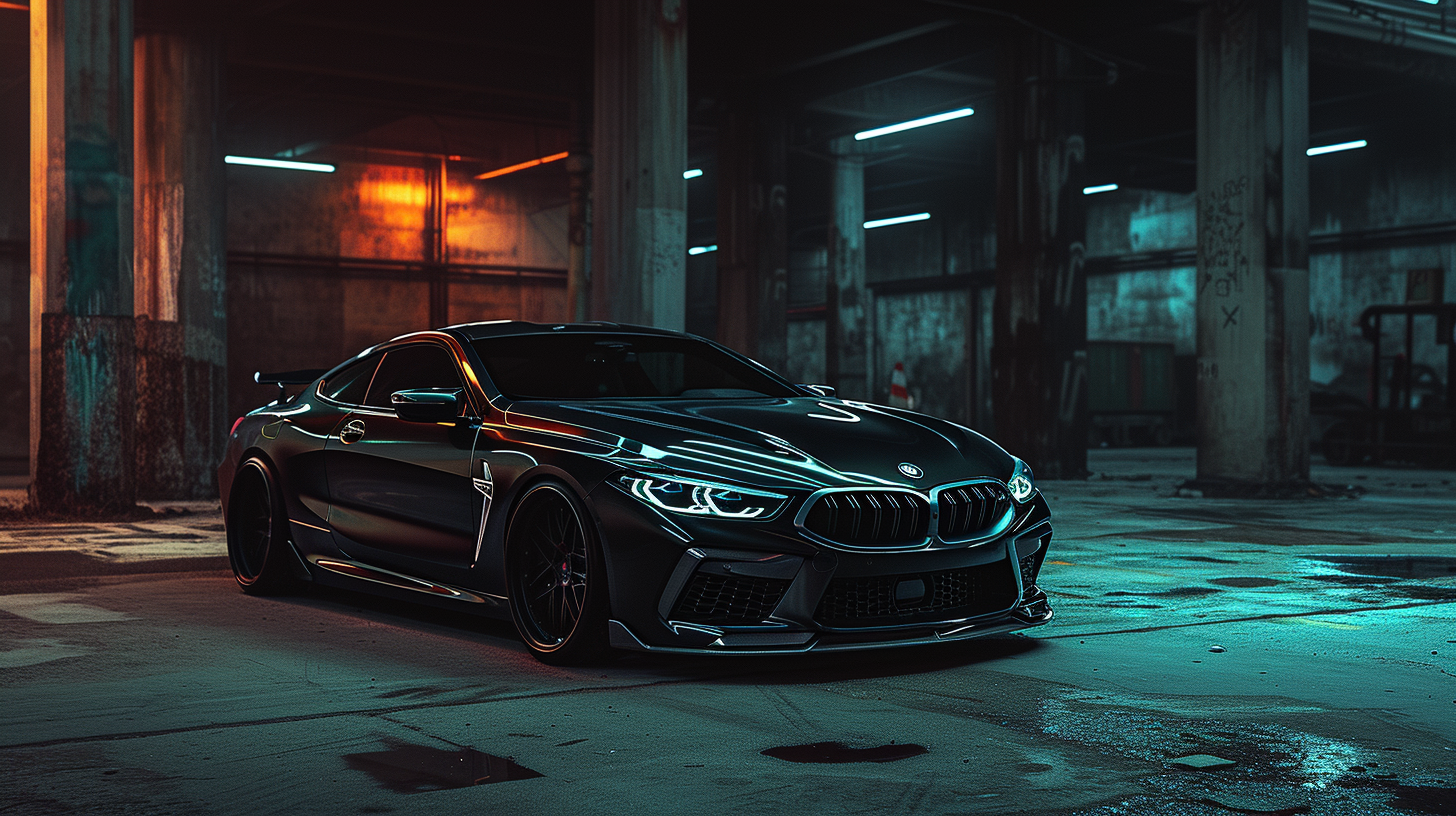 Black 2020 BMW M8 Wallpaper