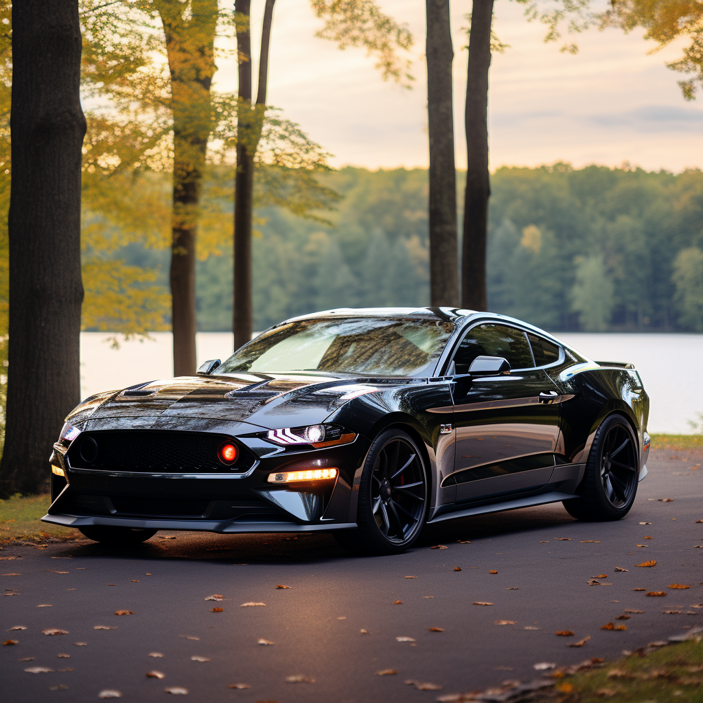 Black 2022 Ford Mustang GT