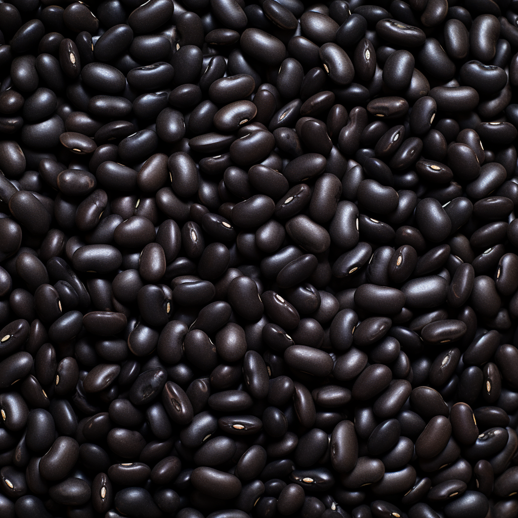 Black Beans Top View Image