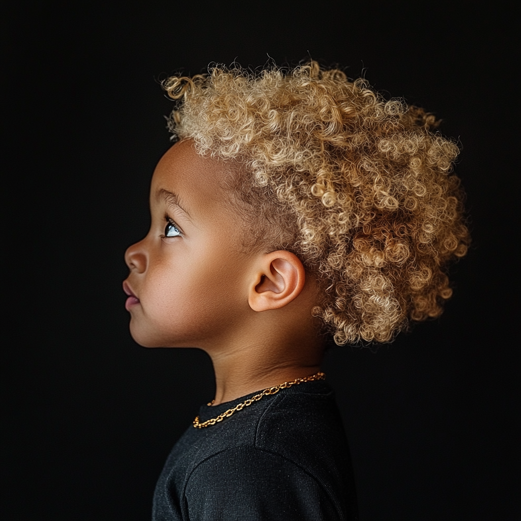 Muscular Black Boy Toddler Profile