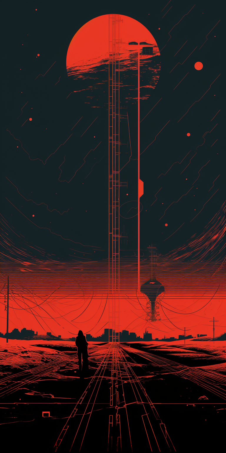 Minimalist Sci-Fi Poster Art