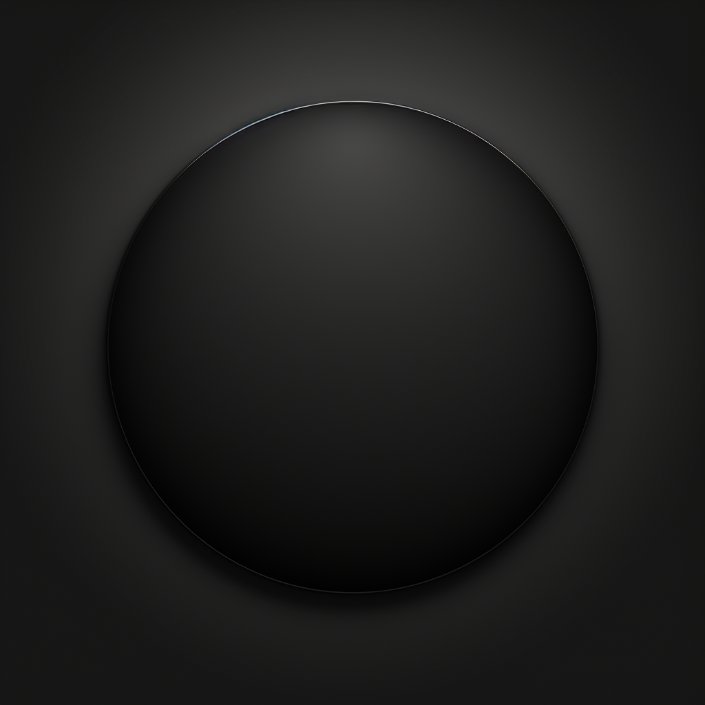 Simple black circle graphic