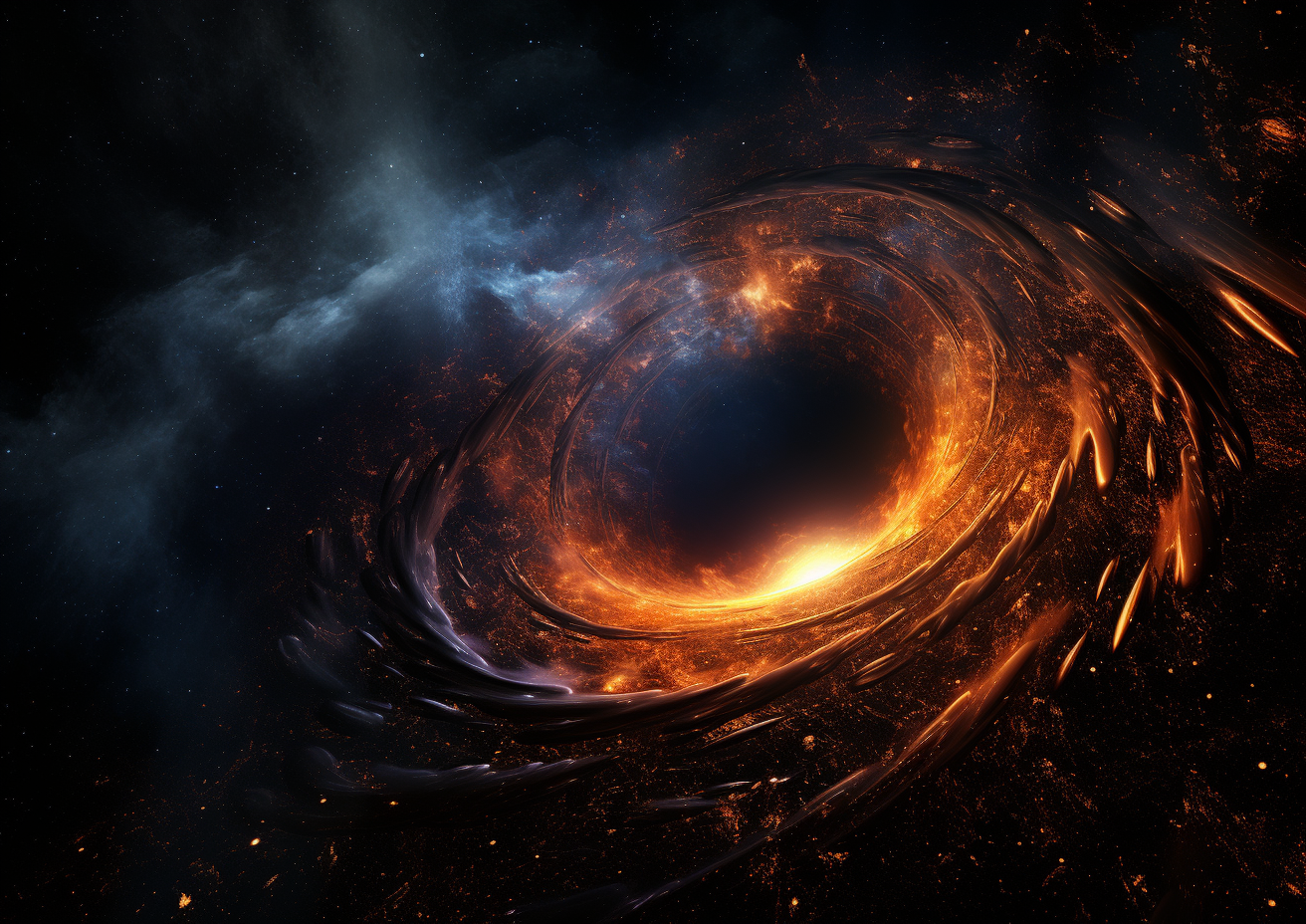 Black Hole Space Image