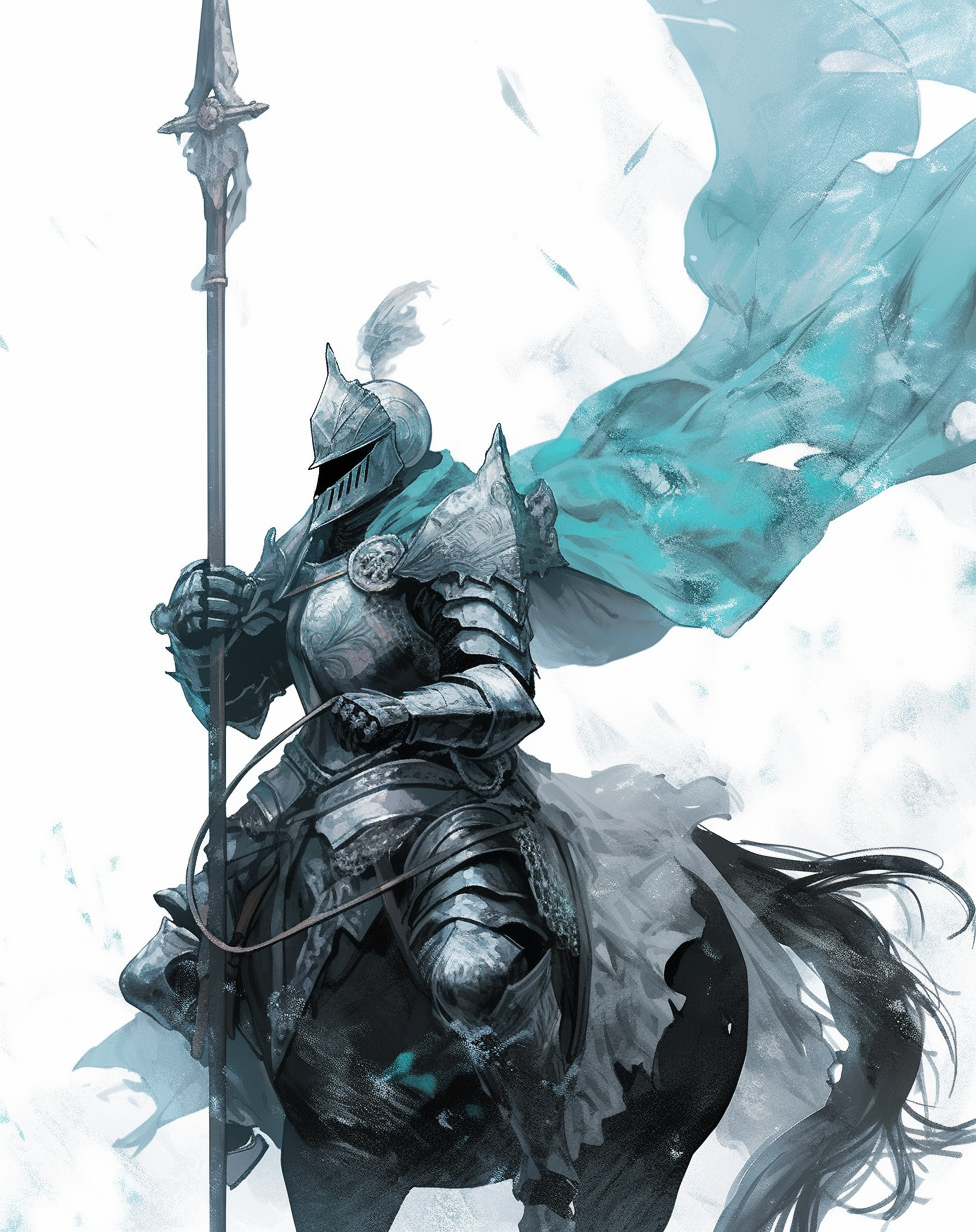 Black Knight in Fantasy World