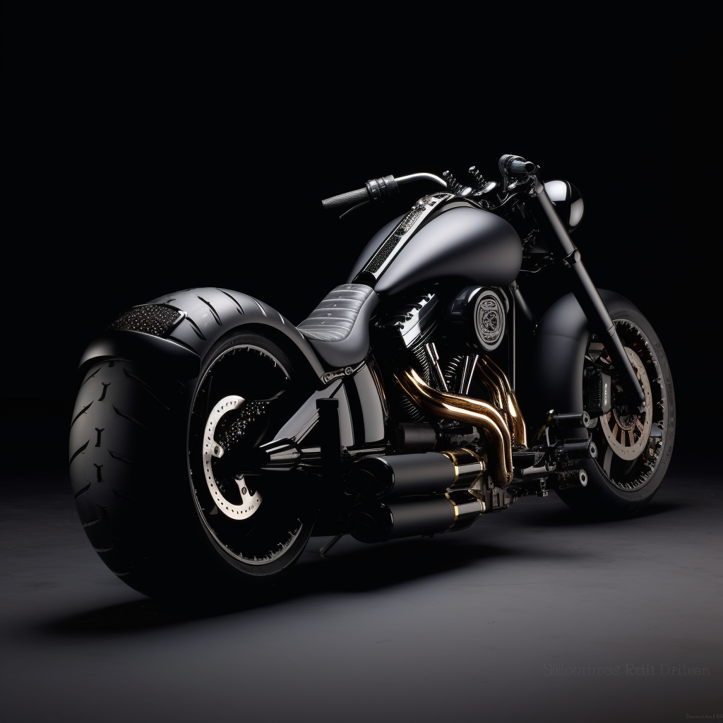 Harley Davidson Black Mass Motorcycle