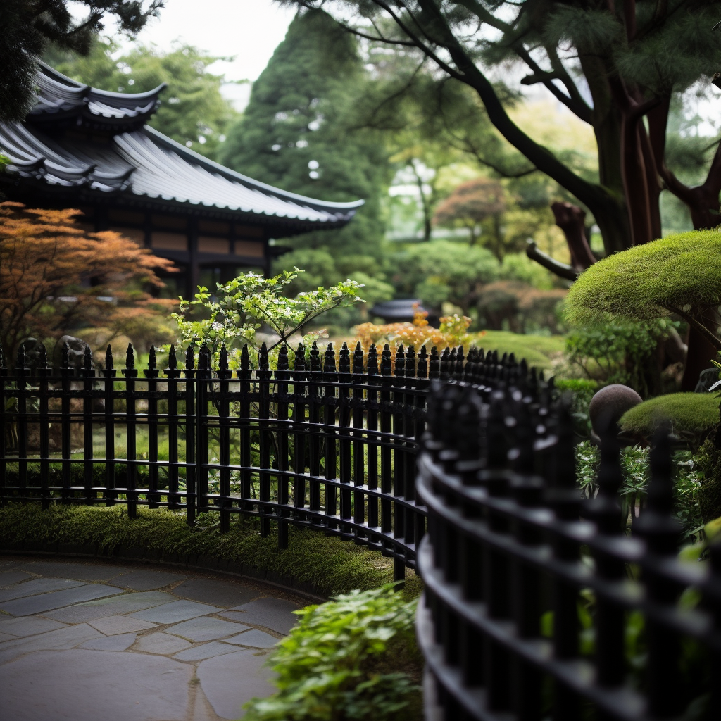 Zen Garden Fence View