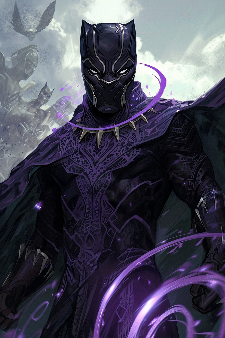 Black Panther in Gala Robe