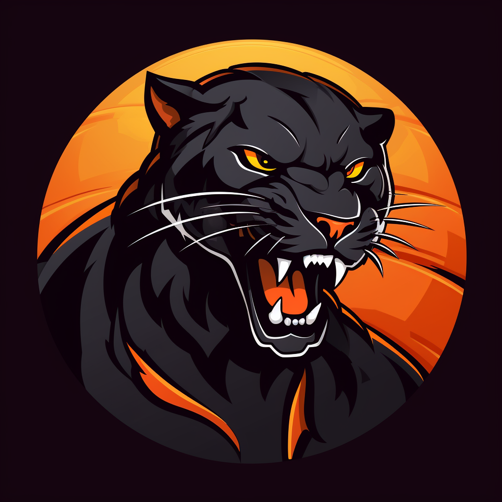 Black Panther NBA Logo Vector