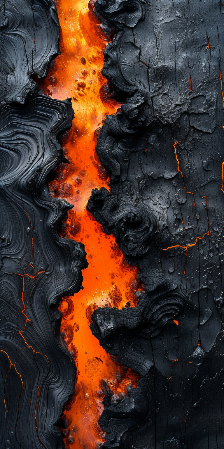 Black rock fire water layers paint