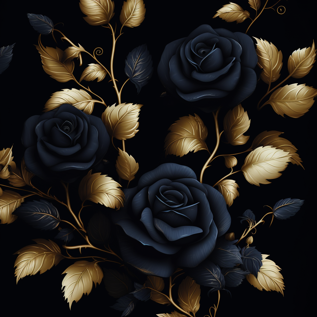 Beautiful black rose wallpaper background