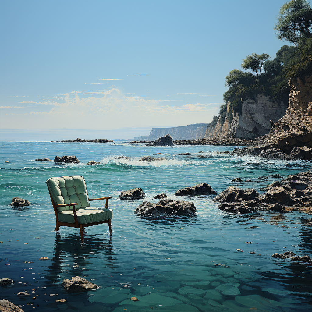 Calm and relaxing Black Sea scene