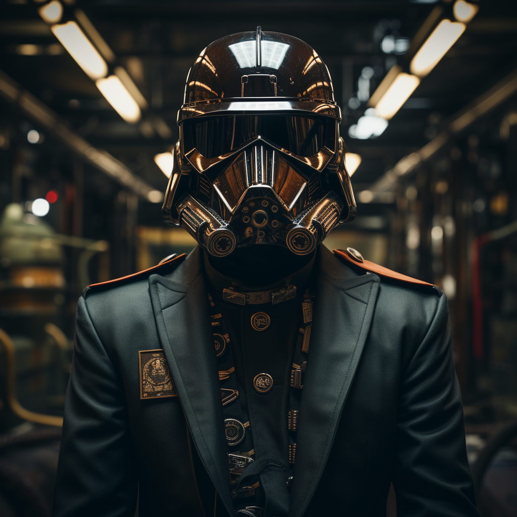 Black Stormtrooper typesetting old style