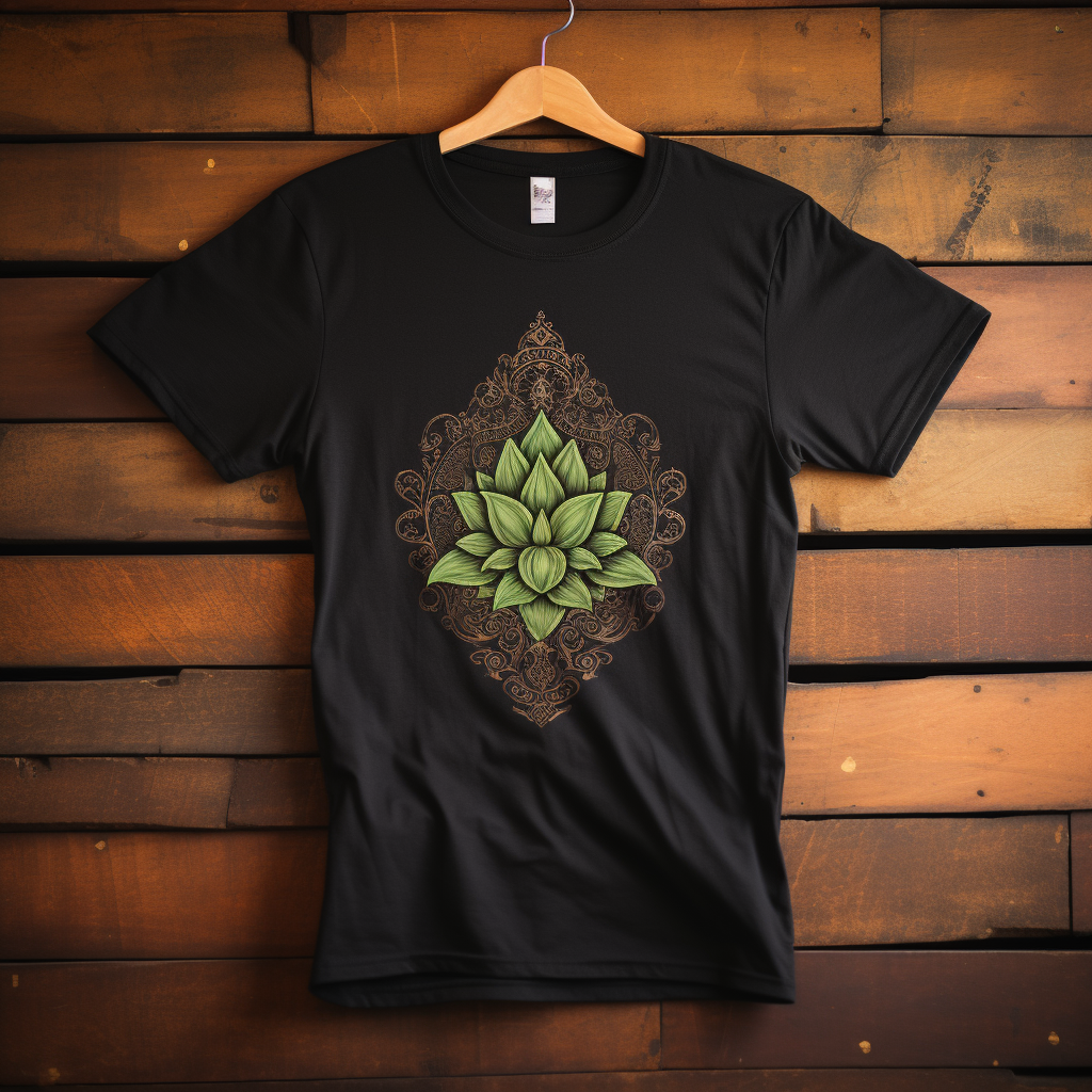 Black T-Shirt with Maeng Da Graphic Kratom Design  ?