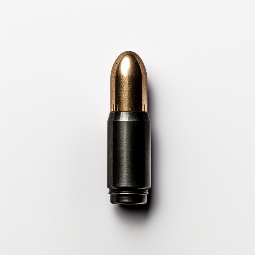 Closeup of Empty Bullet Casing