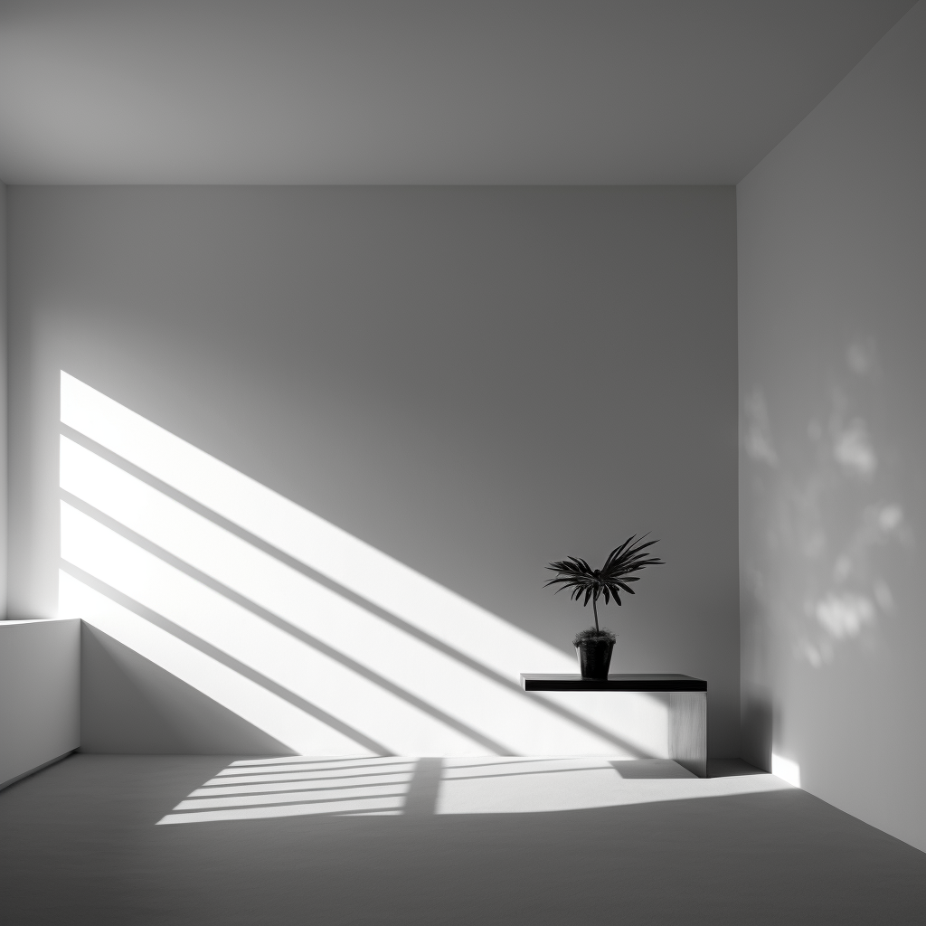 Modern Minimalistic Interior Design Shadow Light