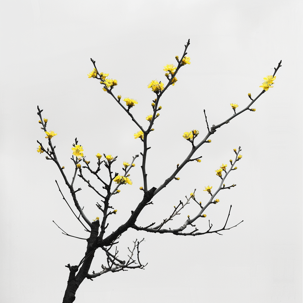 Tree Branches Yellow Buds