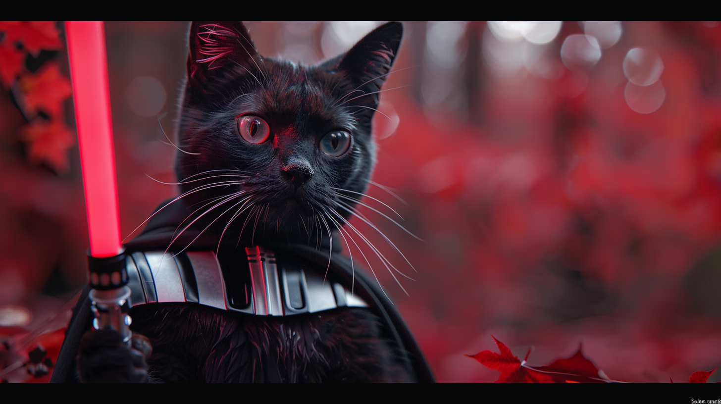 Black Cat Salem Darth Vader