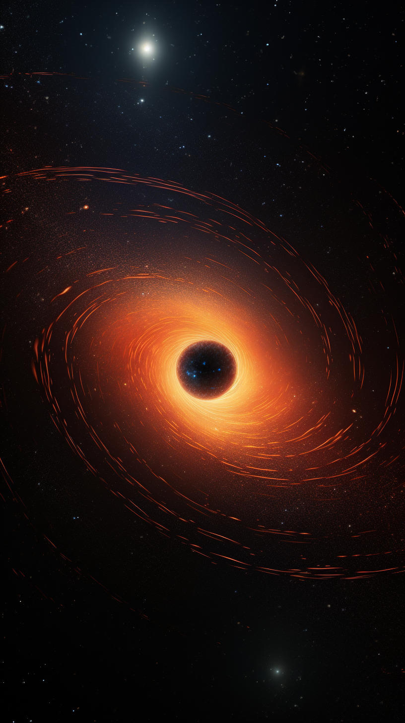 Illustration of Black Hole's Accretion Disk