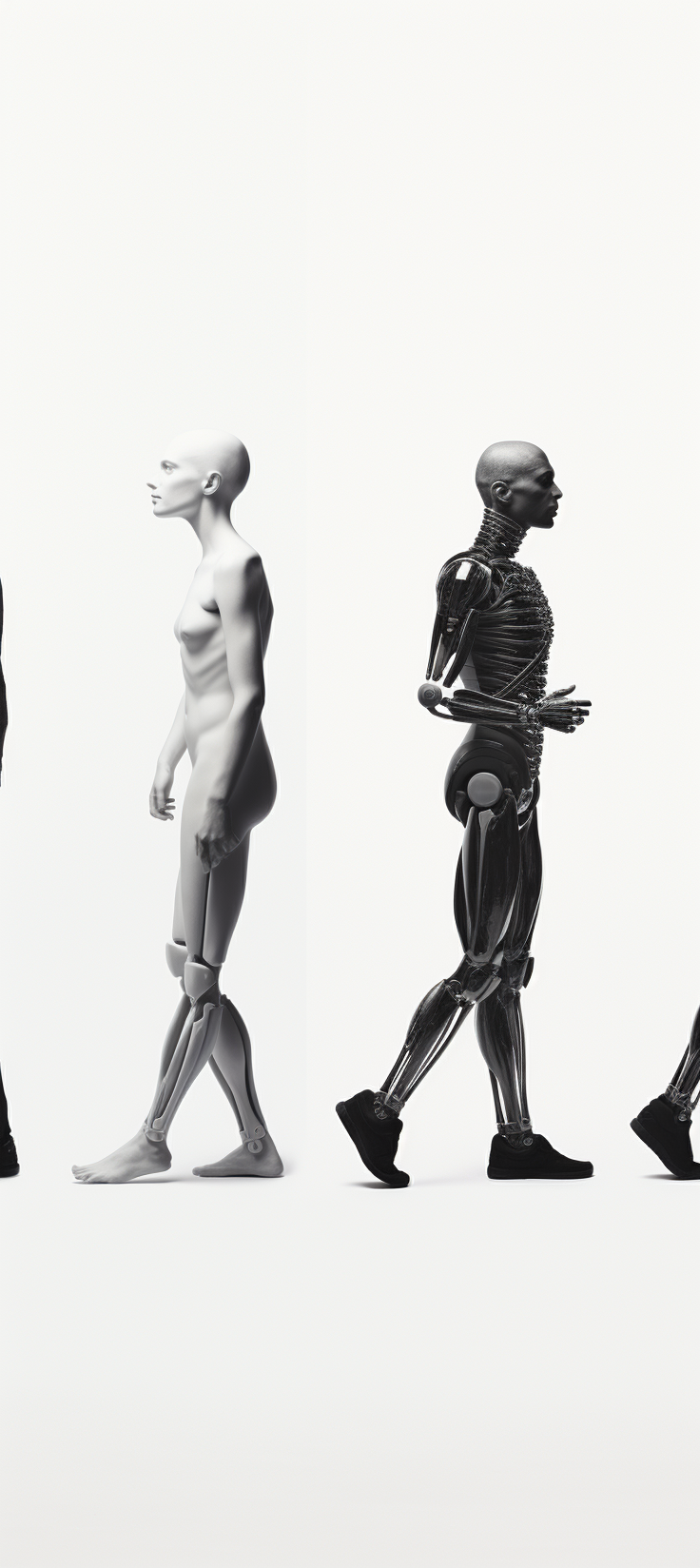 Evolution of Human Figures in Time