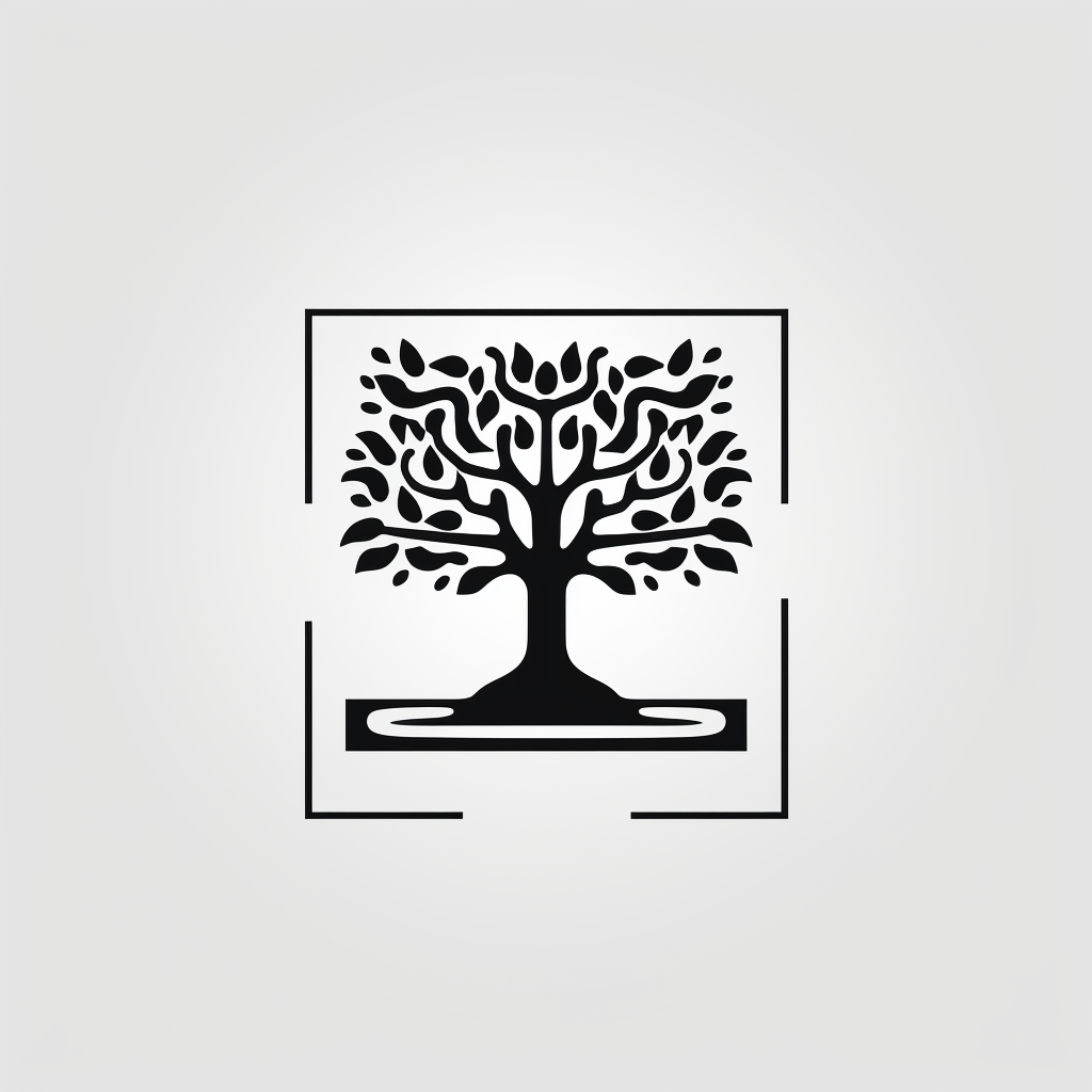 Logo blending tree and brain