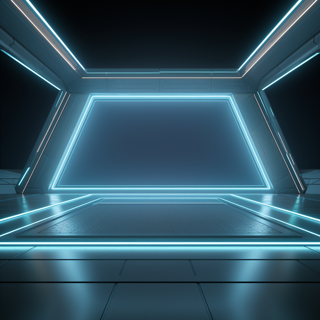 Holodeck screen showcasing UX UI design