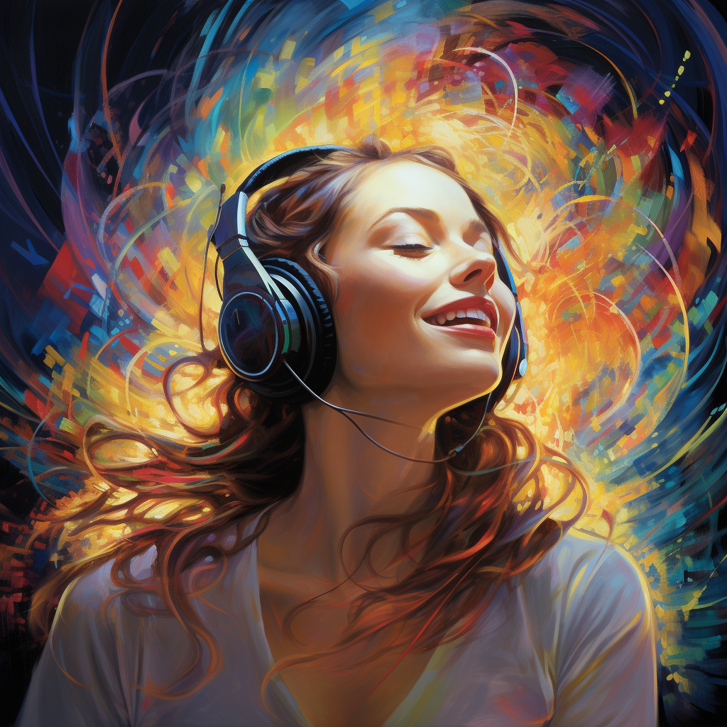 Blissful elation with brainwave entrainment sound