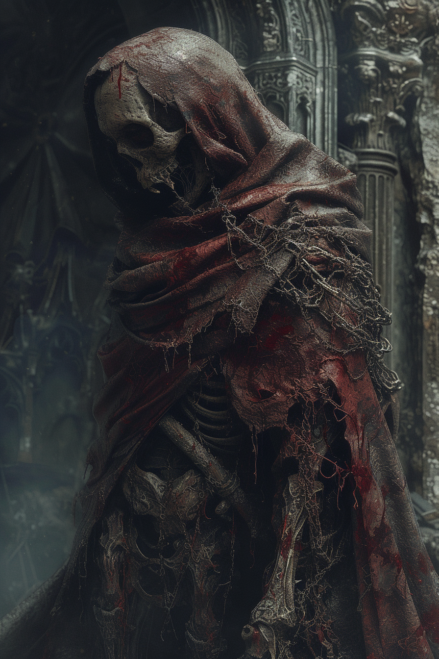 Bloodborne Necromancer Dark Fantasy Art