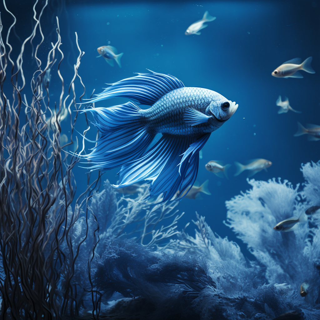 Blue Aquarium Fish