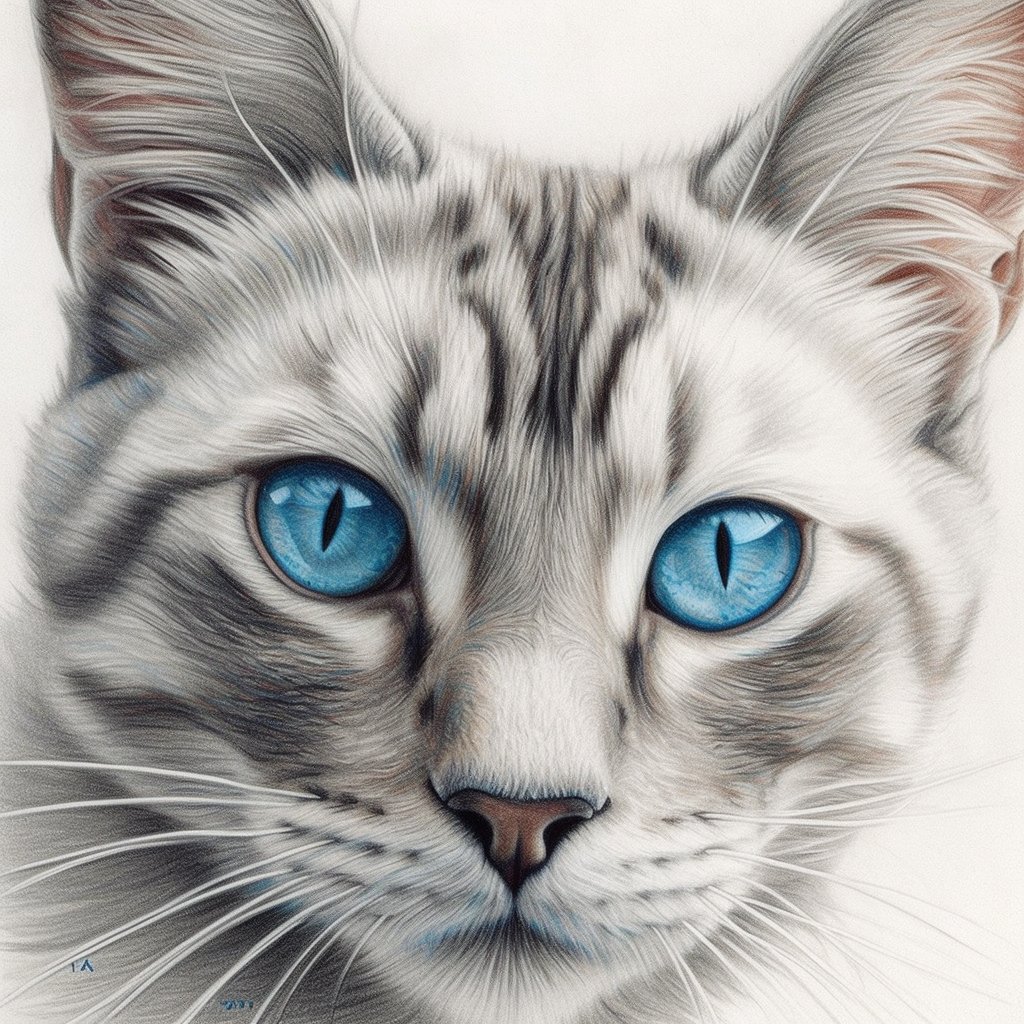 Blue-eyed cat