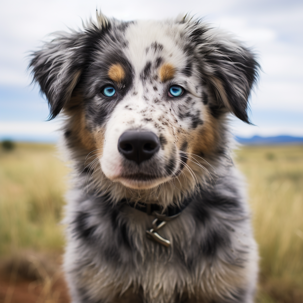 Cute Blue Heeler Great Pyrenees Mix