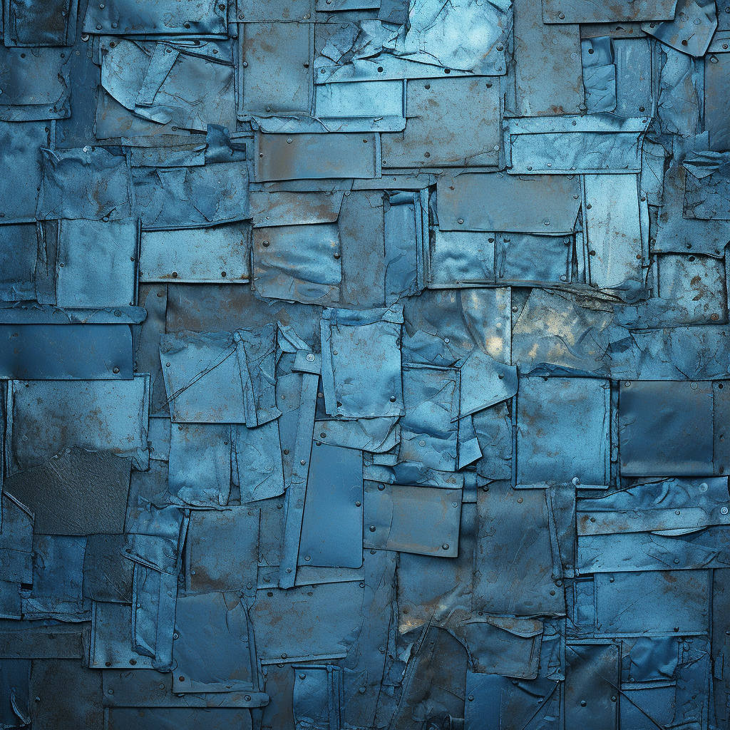 Blue Metal Texture with a Shimmering Effect