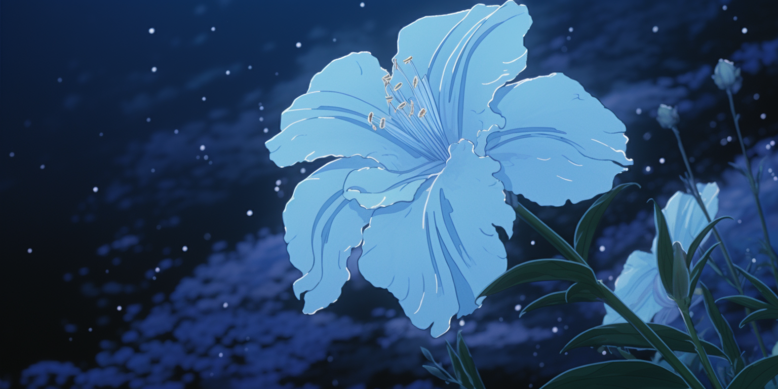 Blue Moonlight Flower