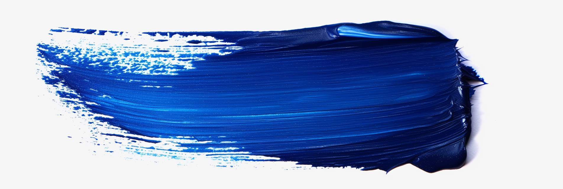 Blue paint brush stroke smear texture