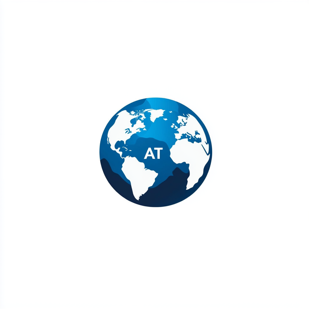 Blue Earth Logo on White Background