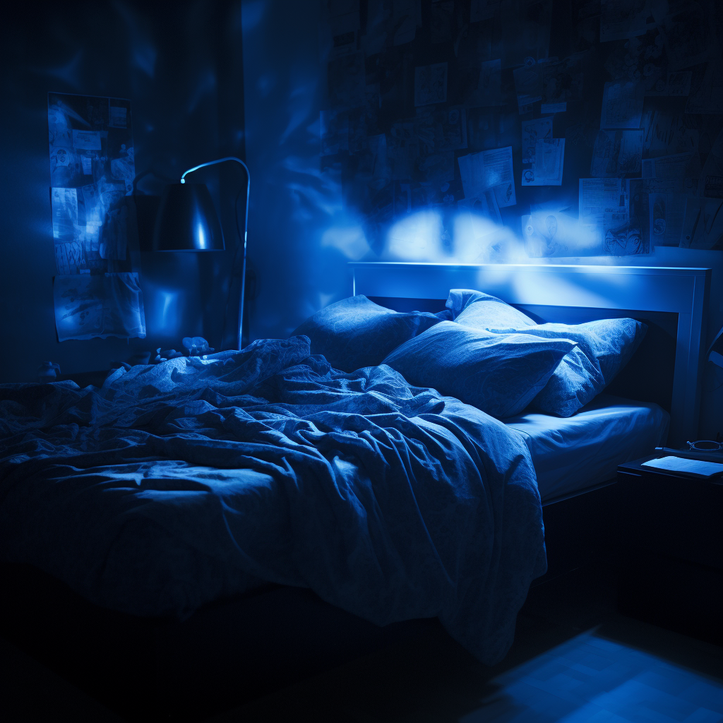 Blue light filter aids sleep quality